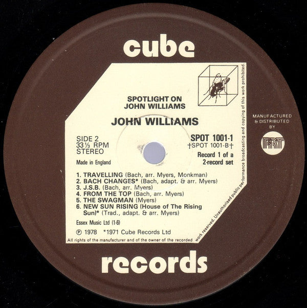 John Williams (7) : Spotlight On John Williams  (2xLP, Comp)
