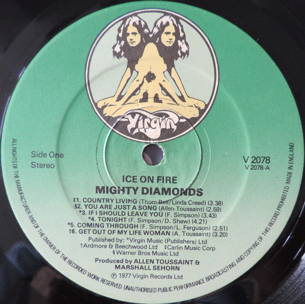 The Mighty Diamonds : Ice On Fire (LP, Album)