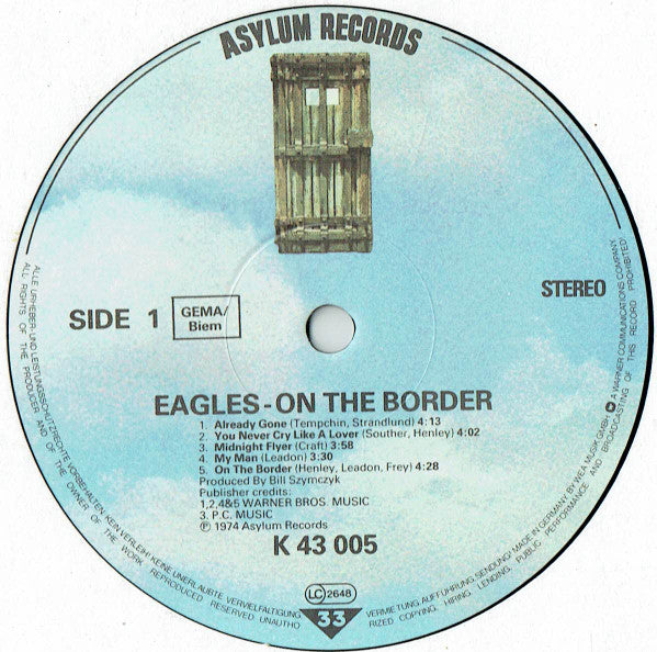 Eagles : On The Border (LP, Album, RE)