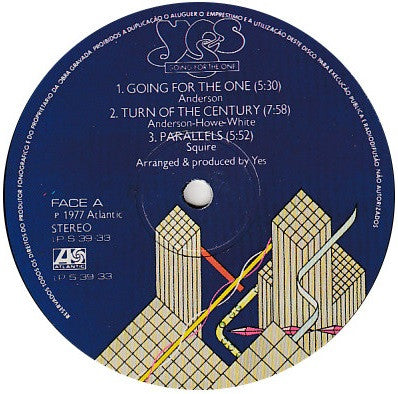 Yes : Going For The One (LP, Album)