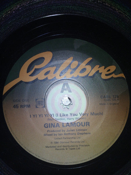Gina Lamour : I Yi Yi Yi Yi (I Like You Very Much) (12")