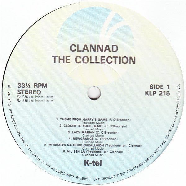 Clannad : The Collection (LP, Comp)