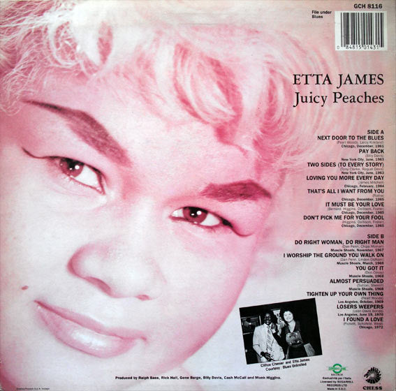 Etta James : Juicy Peaches (LP, Comp)