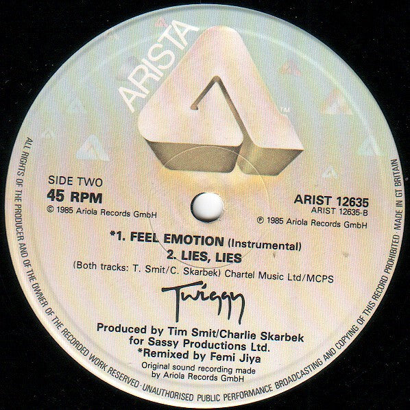 Twiggy (2) : Feel Emotion (12")