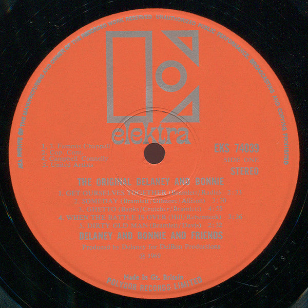 Delaney And Bonnie And Friends* : The Original Delaney & Bonnie (Accept No Substitute) (LP, Album)