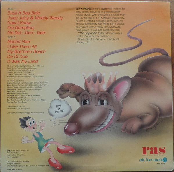 Eek-A-Mouse : The King And I (LP, Album)
