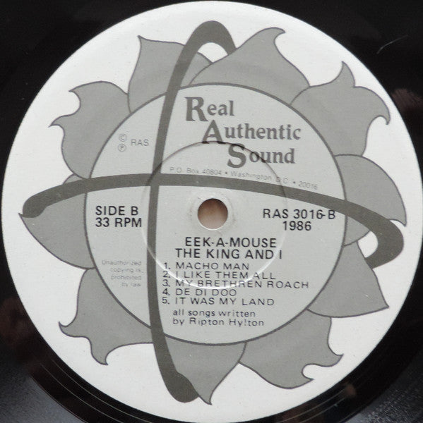 Eek-A-Mouse : The King And I (LP, Album)