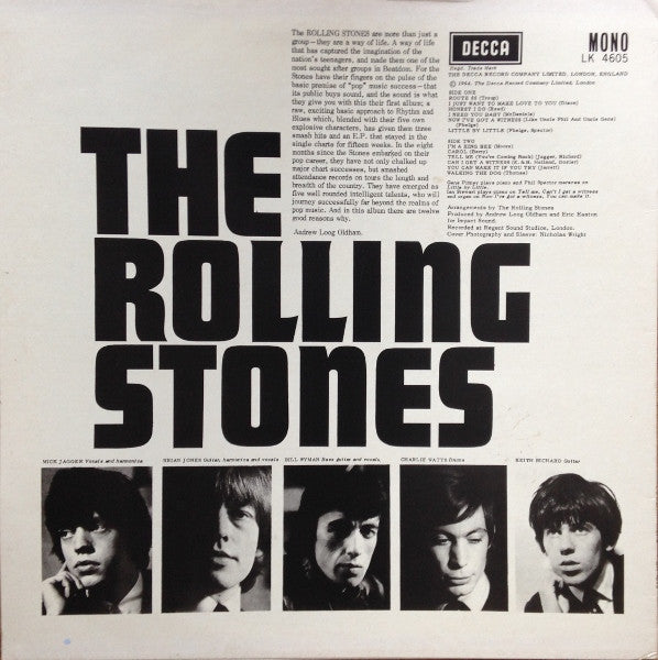 The Rolling Stones : The Rolling Stones (LP, Album, Mono, RP)