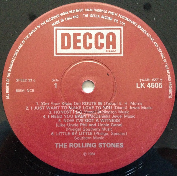 The Rolling Stones : The Rolling Stones (LP, Album, Mono, RP)