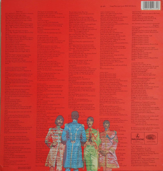 The Beatles : Sgt. Pepper's Lonely Hearts Club Band (LP, Album, RE, Gat)