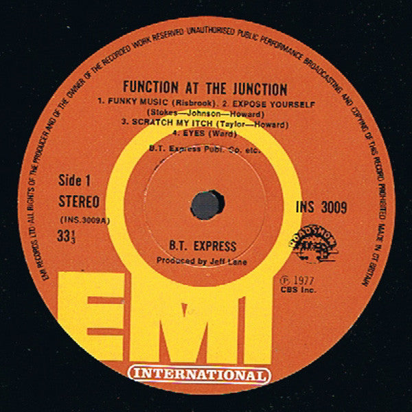 B.T. Express : Function At The Junction (LP, Album)