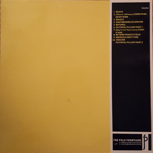 The Pale Fountains : Pacific Street (LP, Album)
