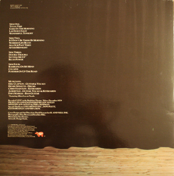 Eric Clapton : Just One Night (2xLP, Album, Gat)