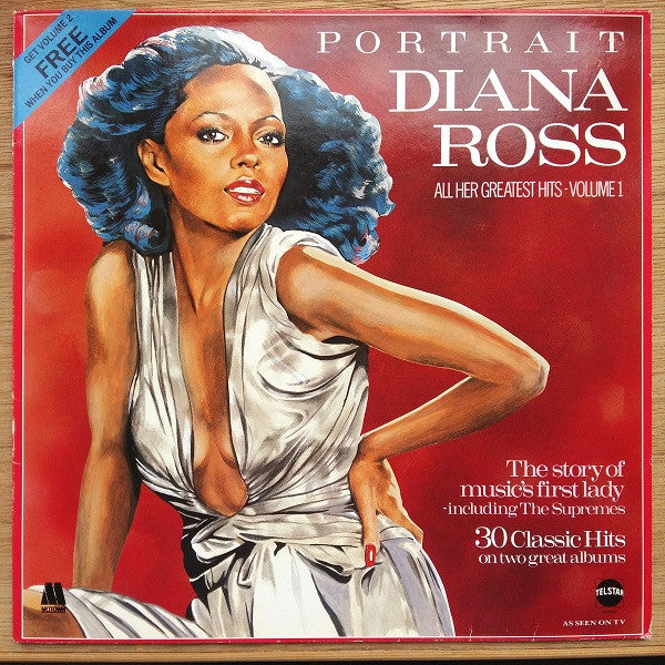 Diana Ross : Portrait - All Her Greatest Hits Volume 1 & 2 (2xLP, Comp, RE)