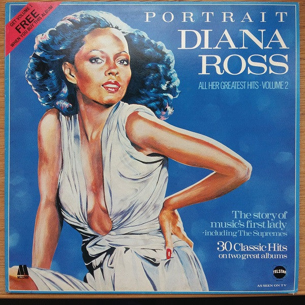 Diana Ross : Portrait - All Her Greatest Hits Volume 1 & 2 (2xLP, Comp, RE)