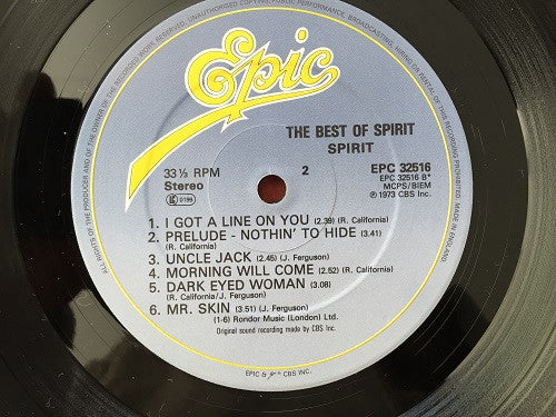 Spirit (8) : The Best Of Spirit (LP, Comp, RE)