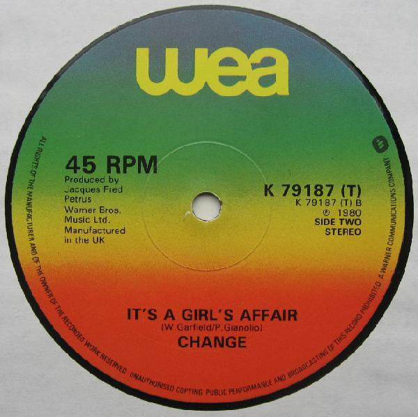 Change : The Glow Of Love (12", Single)