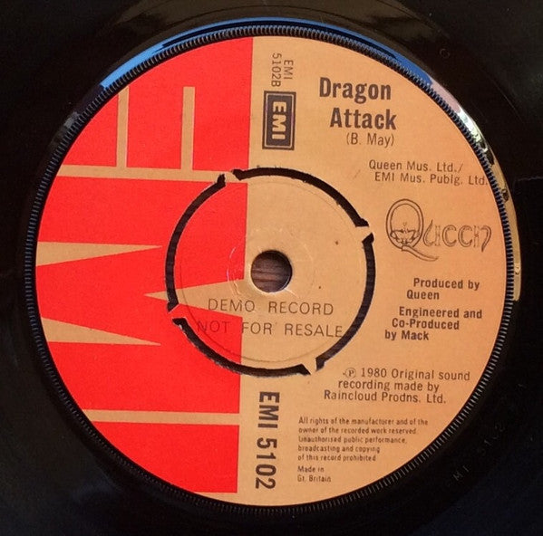 Queen : Another One Bites The Dust (7", Single, Promo)