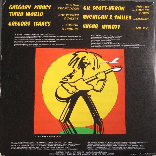 Various : Live At Reggae Sunsplash '83 (LP)