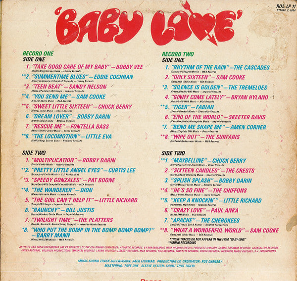Various : Baby Love (32 Rockin' Great Tracks) / Lemon Popsicle 5 (2xLP, Comp)