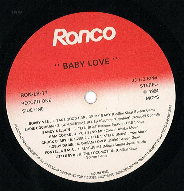 Various : Baby Love (32 Rockin' Great Tracks) / Lemon Popsicle 5 (2xLP, Comp)