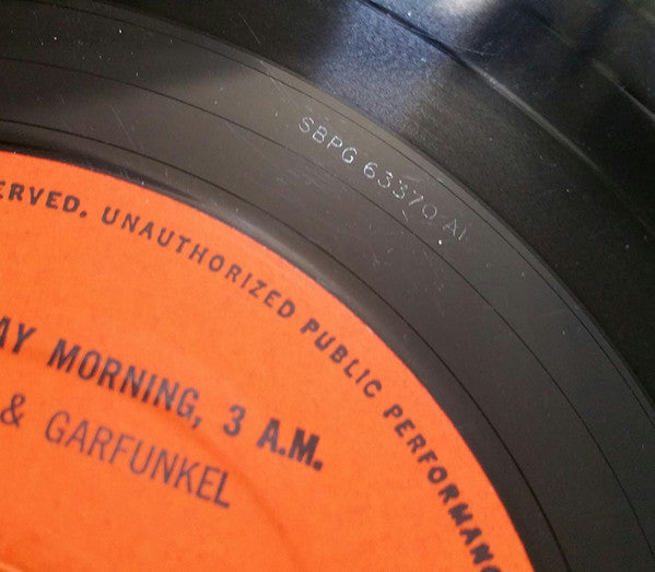 Simon & Garfunkel : Wednesday Morning, 3 A.M. (LP, Album, RE)