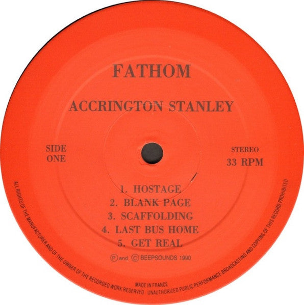 Accrington Stanley : Fathom (LP, Album)