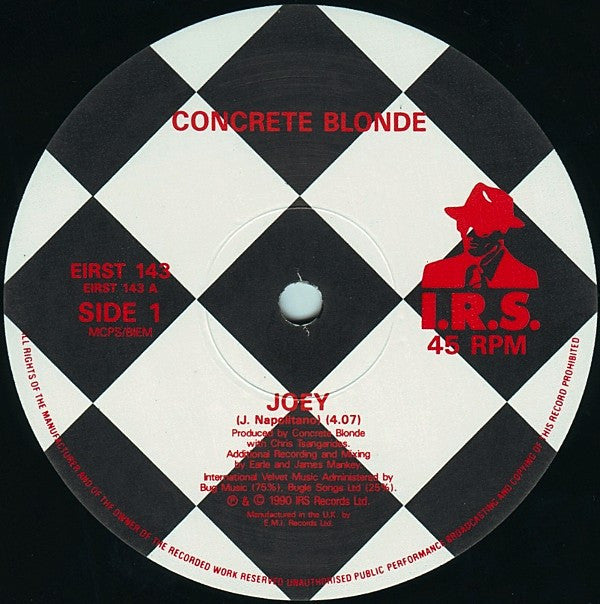Concrete Blonde : Joey (12")