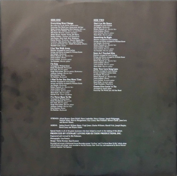 Randy Crawford : Everything Must Change (LP, Album)