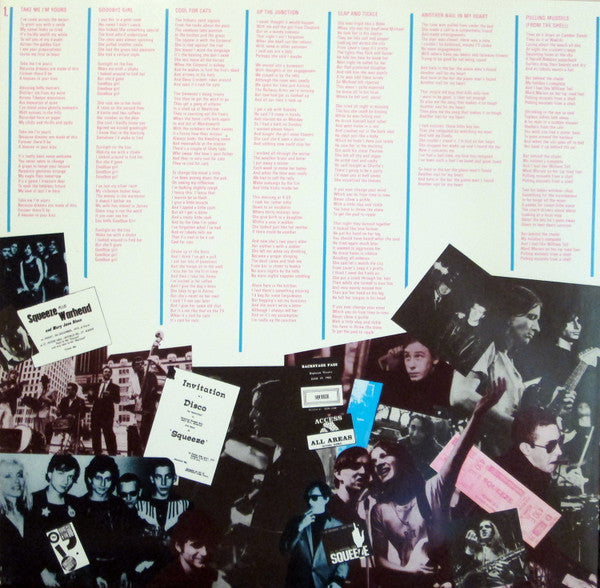 Squeeze (2) : Singles - 45's And Under (LP, Comp)