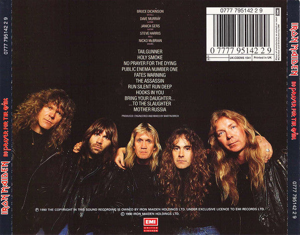 Iron Maiden : No Prayer For The Dying (CD, Album)