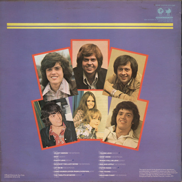 Osmonds* : Our Best To You (LP, Comp)