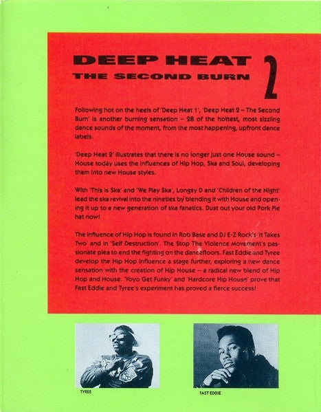 Various : Deep Heat 2 - The Second Burn (2xCass, Comp)