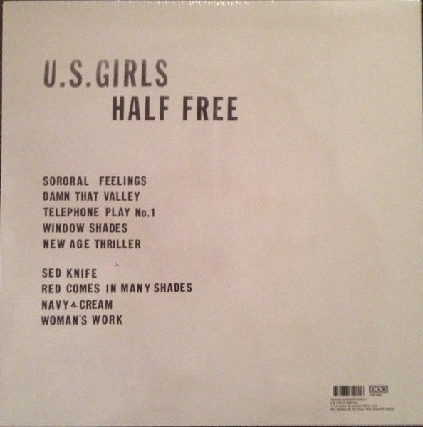 U.S. Girls : Half Free (LP, Album)
