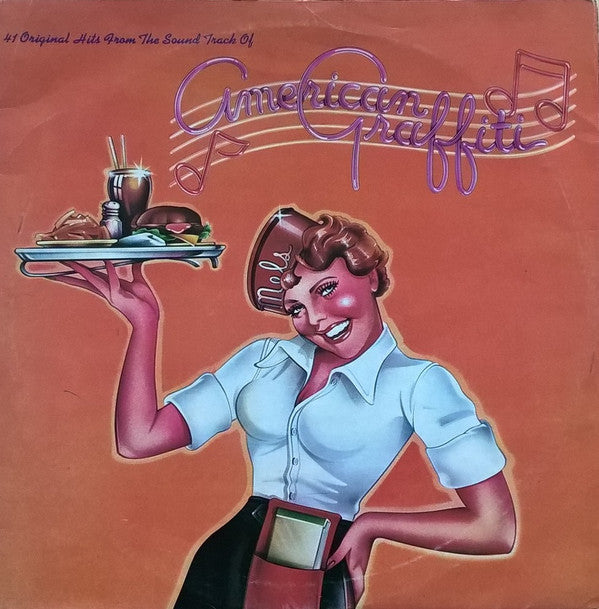 Various : 41 Original Hits From The Sound Track Of American Graffiti (2xLP, Comp, RE, Gat)