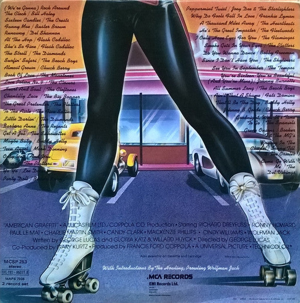 Various : 41 Original Hits From The Sound Track Of American Graffiti (2xLP, Comp, RE, Gat)