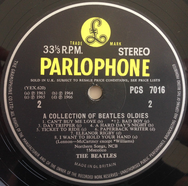 The Beatles : A Collection Of Beatles Oldies (LP, Comp)