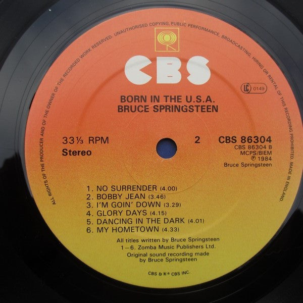 Bruce Springsteen : Born In The U.S.A. (LP, Album, Sun)