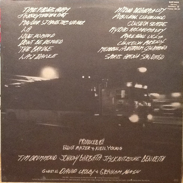 Neil Young : Time Fades Away (LP, Album, RE)