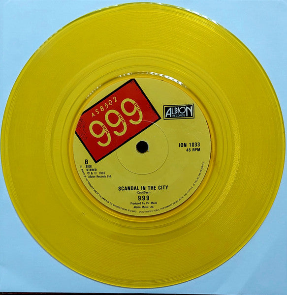 999 : Wild Sun (7", Single, Yel)
