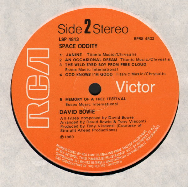 David Bowie : Space Oddity (LP, Album, RE, Tit)