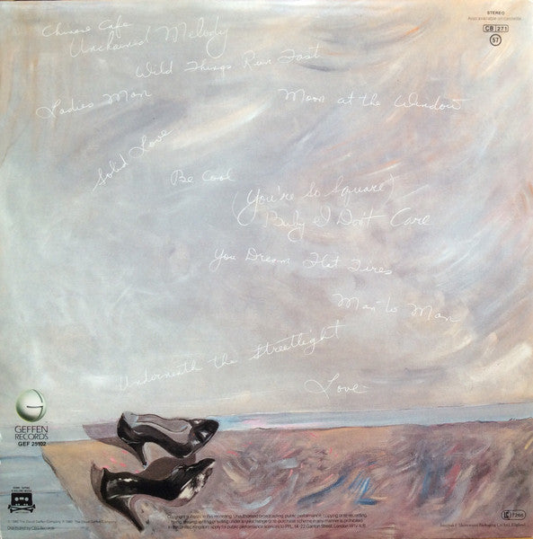 Joni Mitchell : Wild Things Run Fast (LP, Album, Gat)