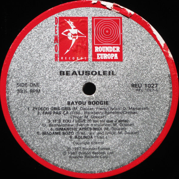 Beausoleil : Bayou Boogie (LP, Album)