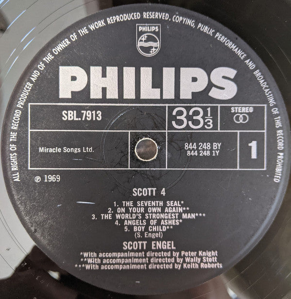 Scott Engel : Scott 4 (LP, Album)