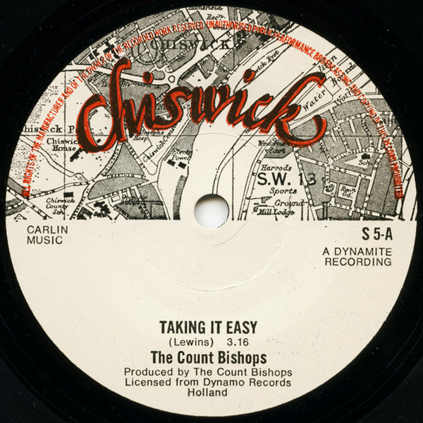 The Count Bishops : Train, Train / Taking It Easy (7", RP, Pap)