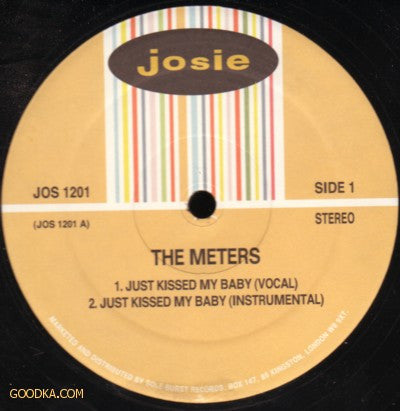 The Meters : Just Kissed My Baby (12", Unofficial)