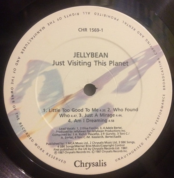 John "Jellybean" Benitez : Just Visiting This Planet (LP, Album)