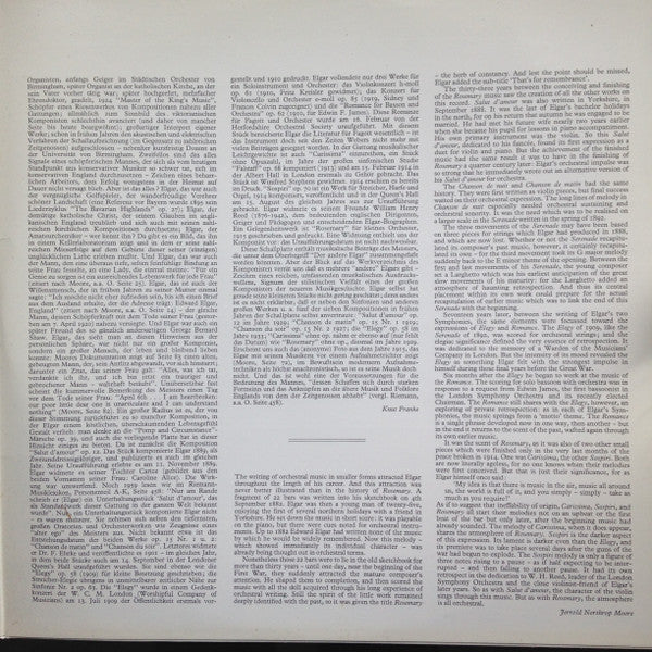 Elgar*, Daniel Barenboim, English Chamber Orchestra : Elgar Miniatures (LP)