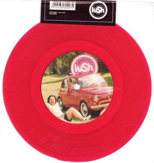 Lush : 500 (Shake Baby Shake) (7", Single, Ltd, Red)