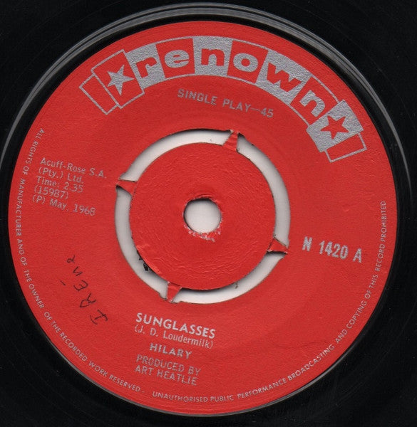 Hilary (8) : Sunglasses (7", Single)